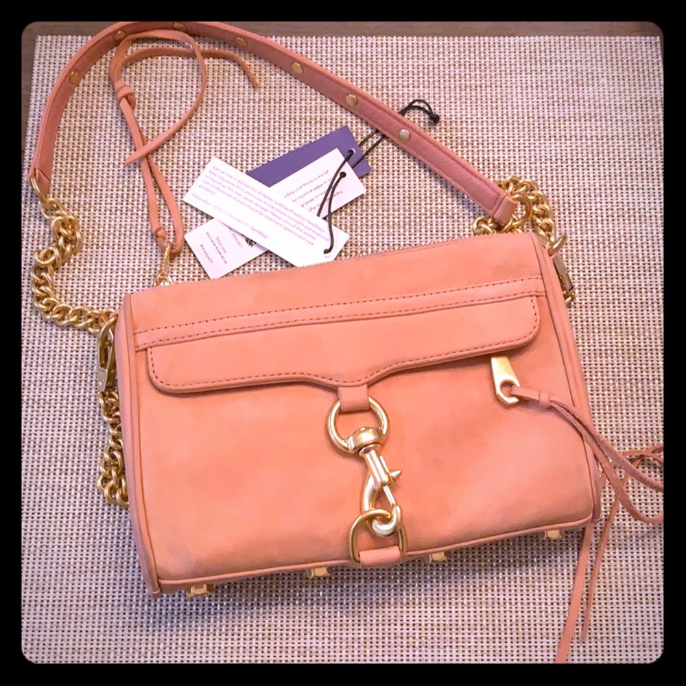 Rebecca minkoff  dusty peach handbag
